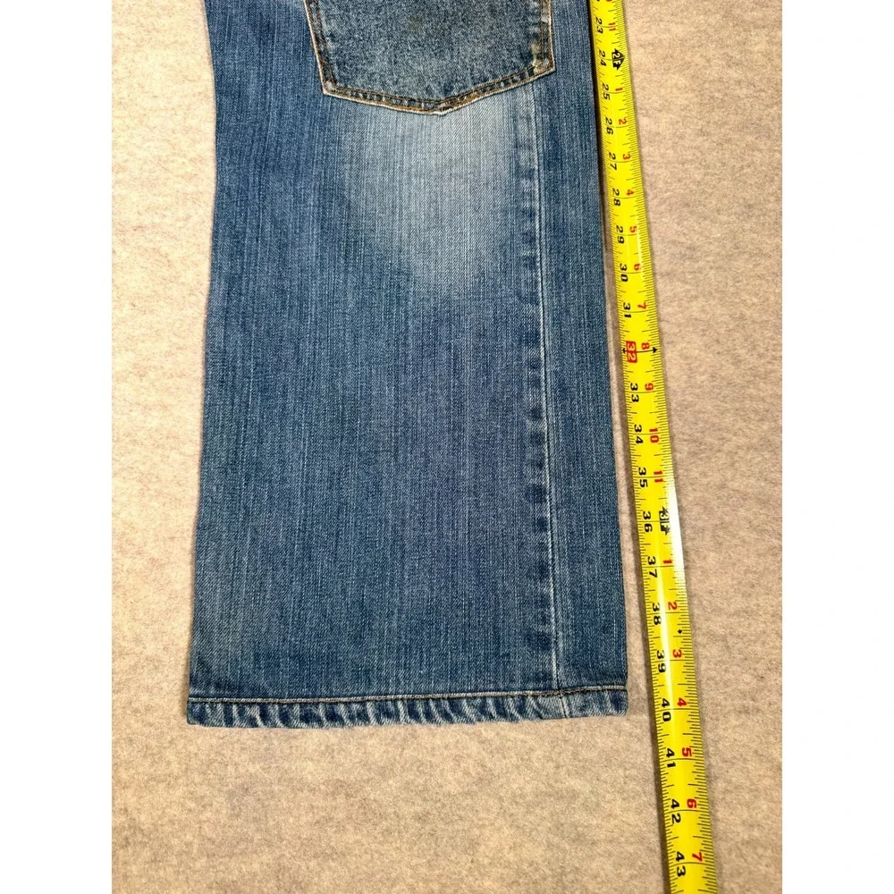 Vintage Levis 501 Authentic Straight Leg Jeans Mens 38x34 Blue Cotton Button Fly